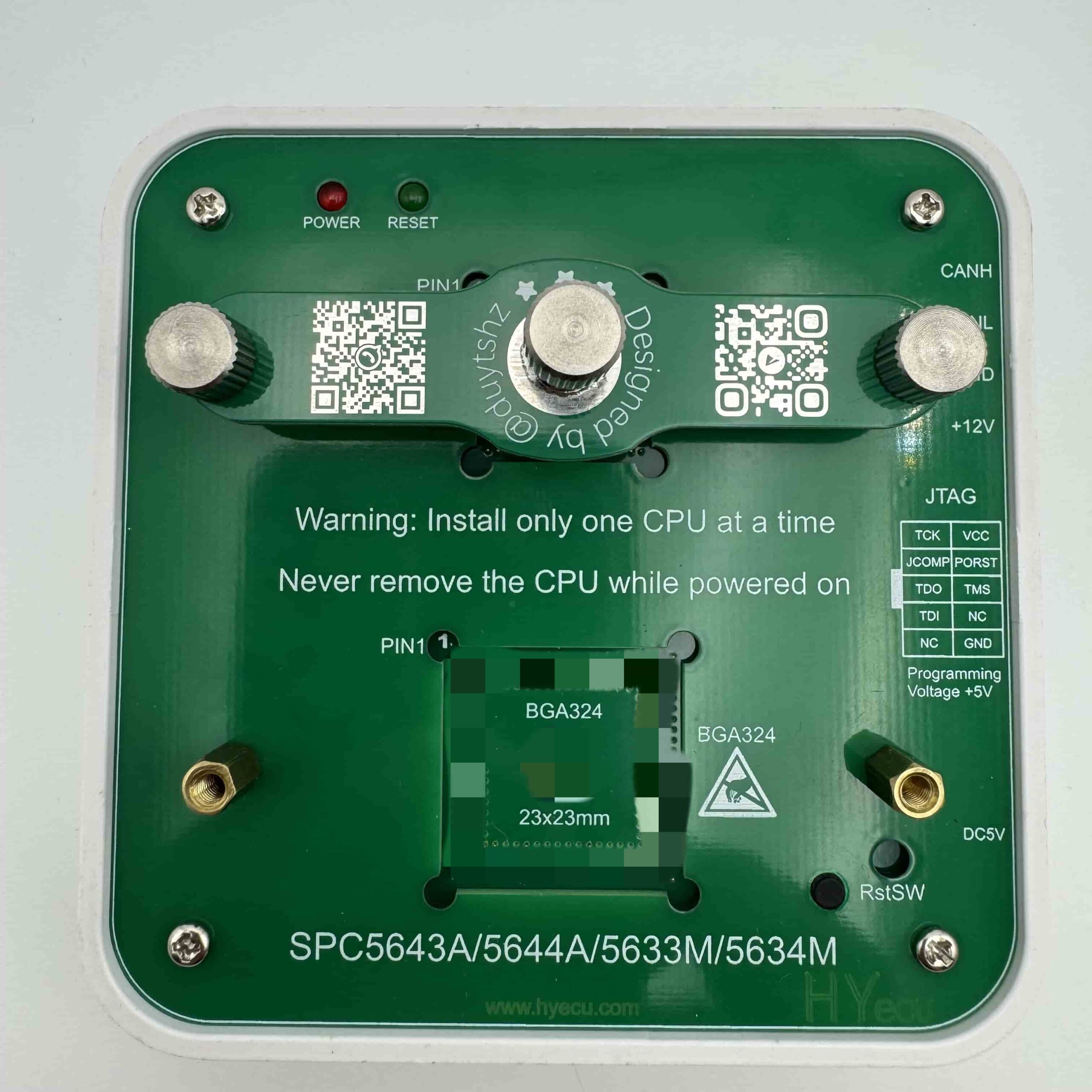 MPC5644A MPC5643A MPC5634M MPC5633M ECU Chip Adapter (BGA 17×17 & 23×23)