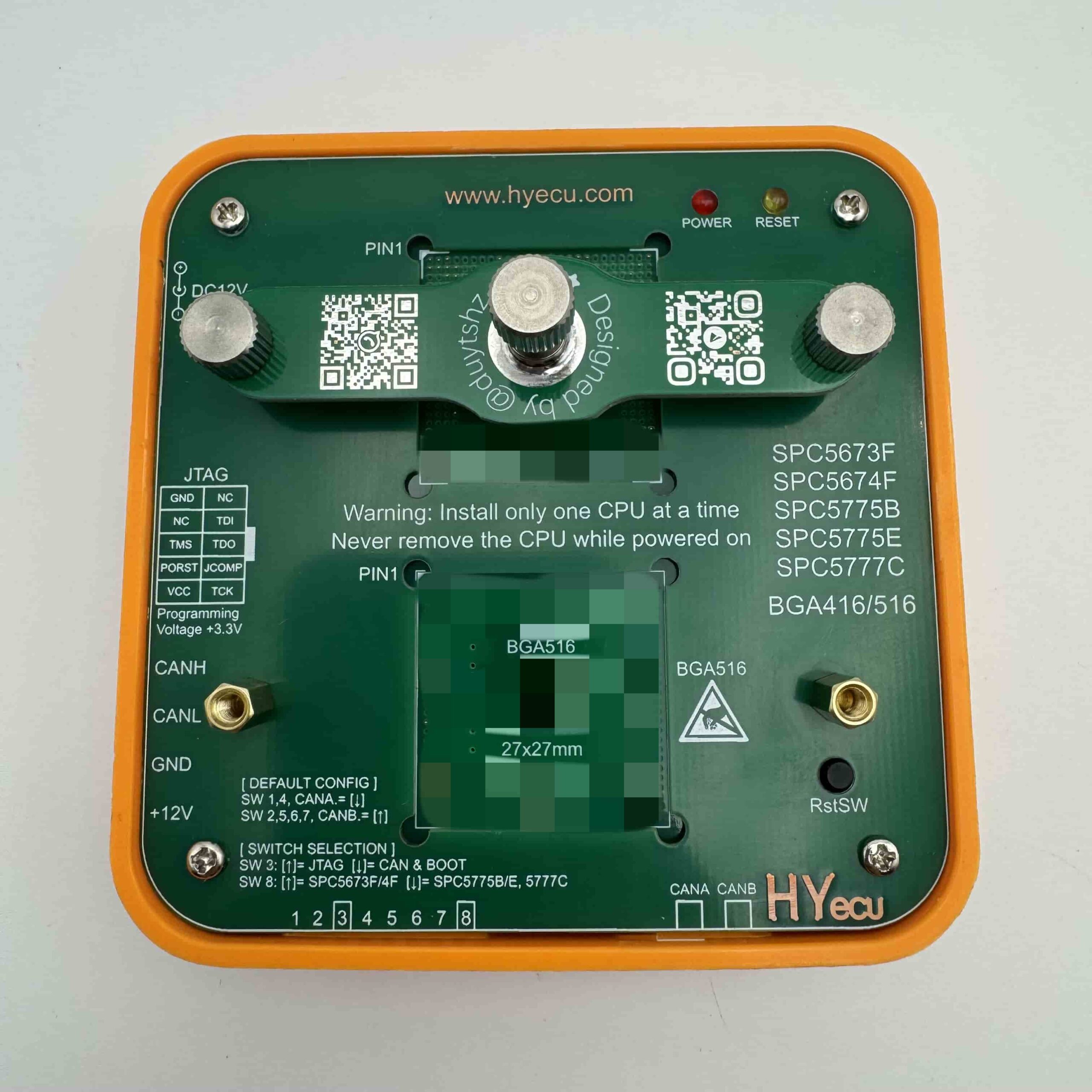 SPC5673F Adapter for SPC5674F SPC5775B SPC5777C (BGA416 BGA516)